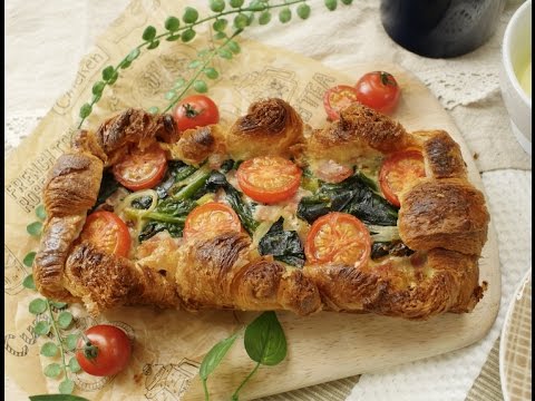 身近な食材で簡単！さくさくクロワッサンキッシュ