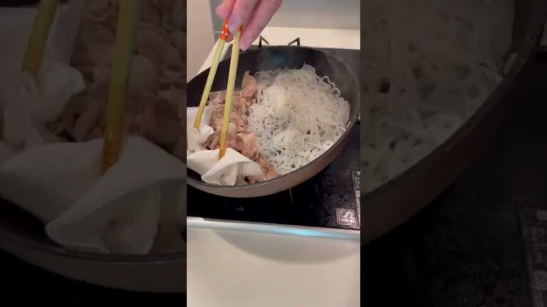 25kg痩せた時に食べてたしらたきブチ込みニラ豚🥰