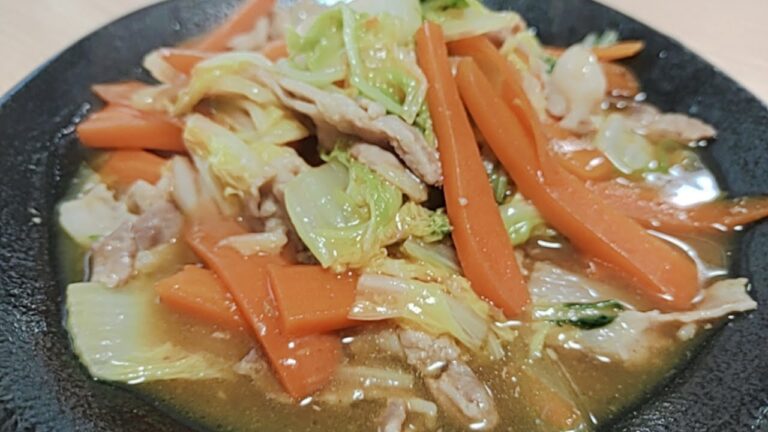 【オイスターソース使ったら旨い】白菜と豚バラの中華炒め