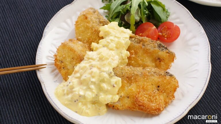 【基本のレシピ】さくさくふわっ！基本の「白身魚のフライ」のレシピ・作り方