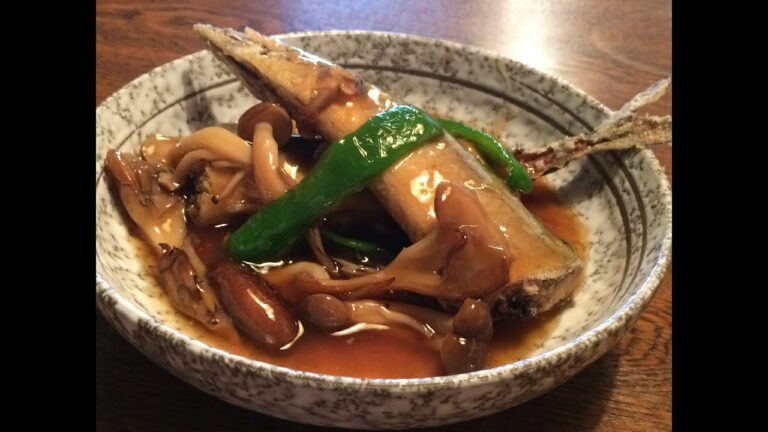 「サンマきのこあんかけ」作り方