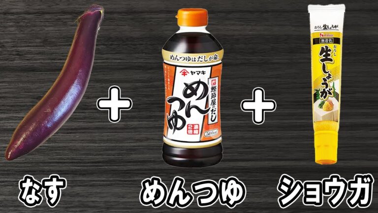 【お弁当おかず】ナスの煮浸し　めんつゆを使った簡単レシピ！冷めても美味しいおかずの作り方！冷蔵庫にあるもので簡単おいしい節約料理/旦那弁当/毎日弁当/なすレシピ/作り置きレシピ/bento