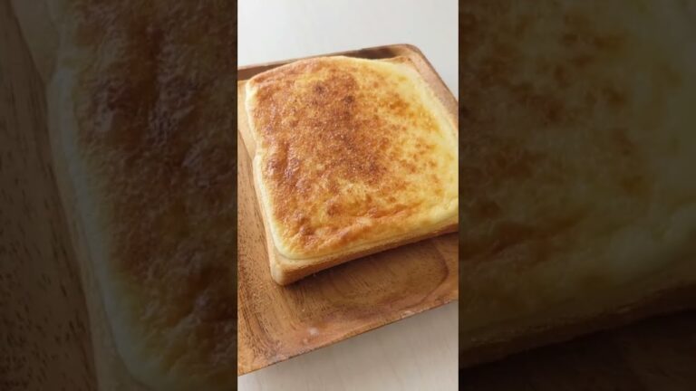 【テレビで話題になった】バスク風チーズケーキトースト / Cheesecake Toast