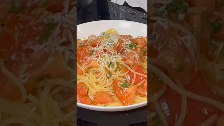 トマトと大葉の冷製パスタ #パスタ #冷製パスタ #おうちごはん #料理 #簡単レシピ