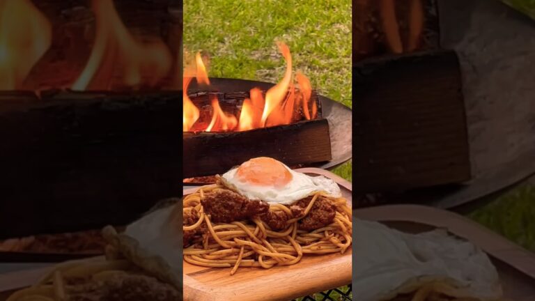 金のハンバーグでお肉たっぷりボロネーゼ