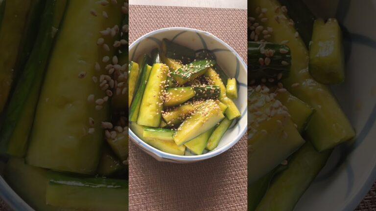 超簡単❗切って和えるだけ❗【きゅうりのポン酢漬け】#Shorts #ひめりんご