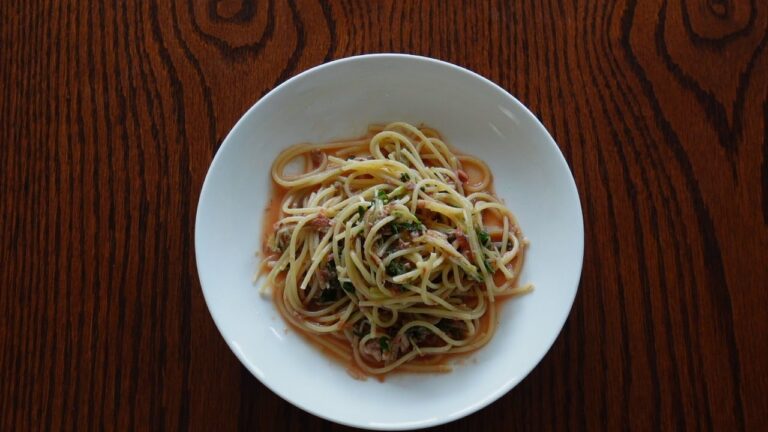 【熟年離婚した男の料理】トマトとサバの冷製パスタ