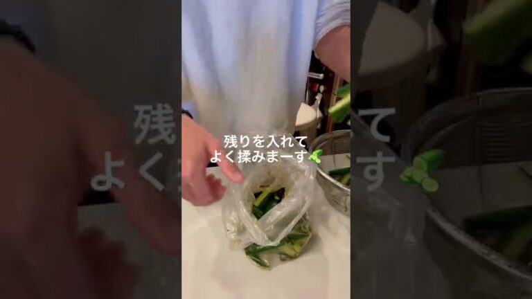 松潤似が作る無限梅コンきゅうり