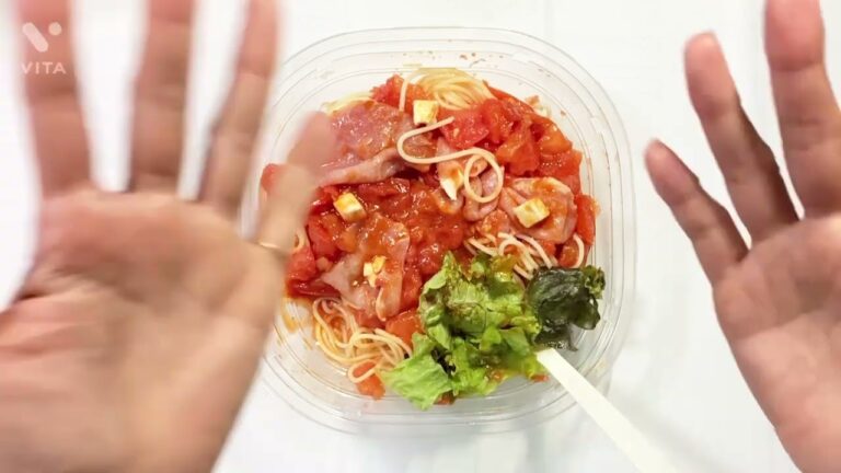 【セブンイレブン】イタリアンフェア「ゴロゴロトマトと生ハムの冷製パスタ」【新商品】