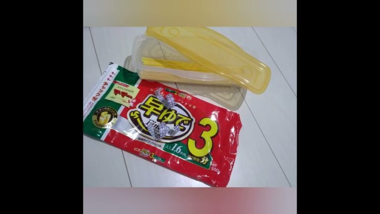 電子レンジ調理器　パスタ。