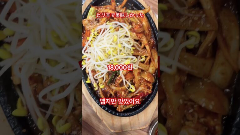 今日はイカ🦑ポッポ#korea#jeju#イカ焼き#ピリ辛#おかずセルフ#美味しい#shorts