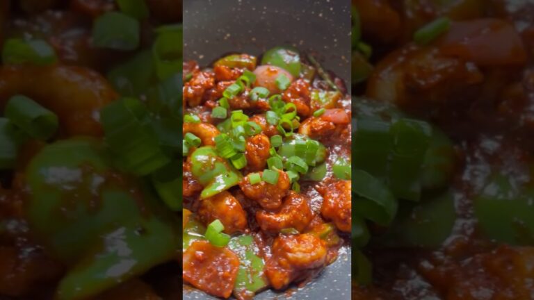 Chilly Mushroom Recipe #shorts