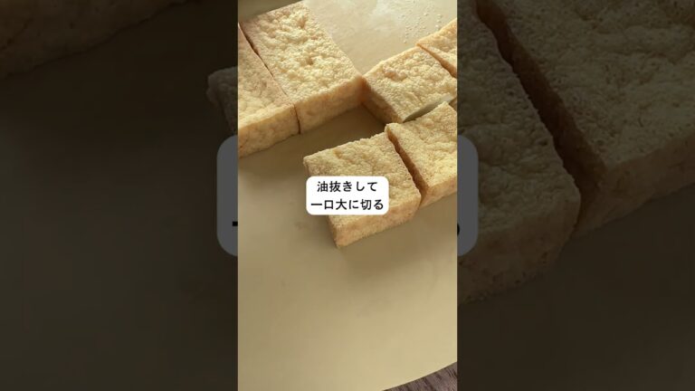 厚揚げと茄子の揚げ浸し