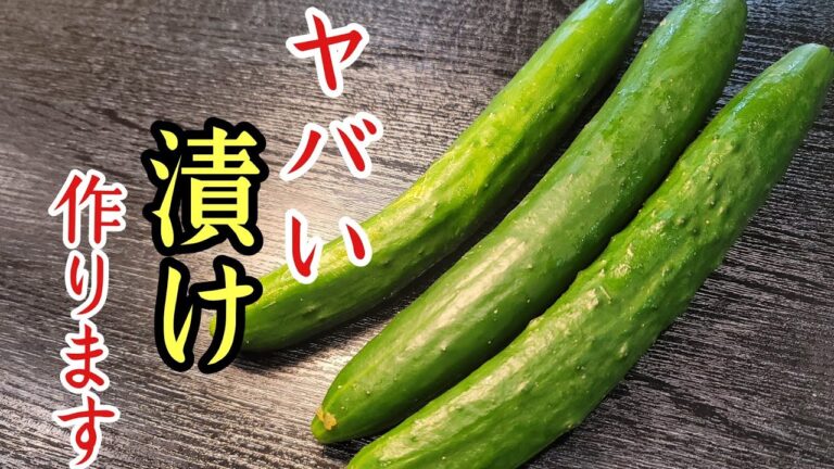正直、きゅうりがスナック菓子くらい止まらなくなります。ヤバい【漬け】の作り方