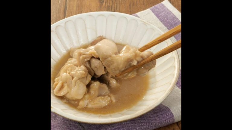 レンジで簡単！鶏もも肉のさっぱりポン酢