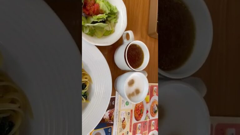 11/11☀️23℃【COCO’S】ほうれん草とベーコンのバター醤油🍝😋2594