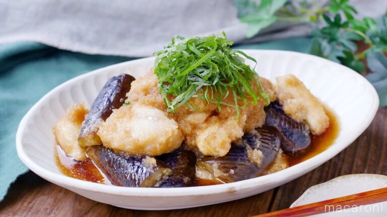 【鶏むねとなすのみぞれ煮】ヘルシーな鶏むねとなすで！美味しさと栄養を満喫♪｜macaroni（マカロニ）