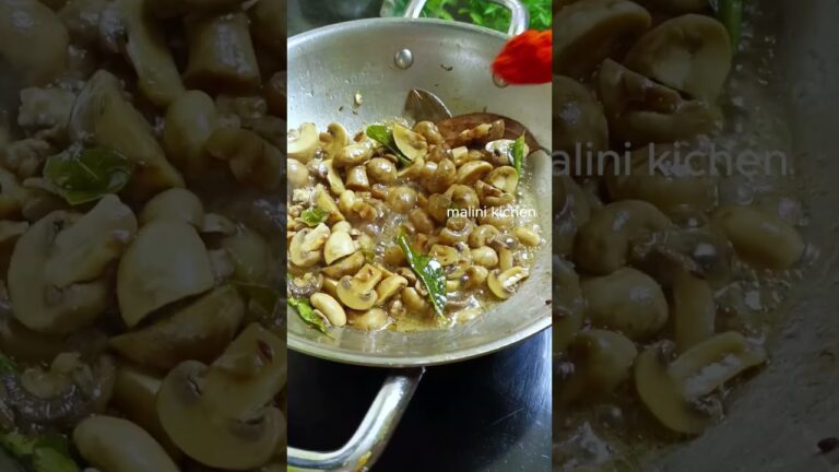 MushroomGravy #MushroomMasala #shortsfeed#10minutesrecipe #lunchboxrecipe #easydinnerrecipes #food