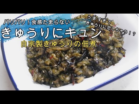パリパリきゅうりと塩こんぶ佃煮・冷凍保存も可能～ご飯もお酒も止まらなくなるよ～