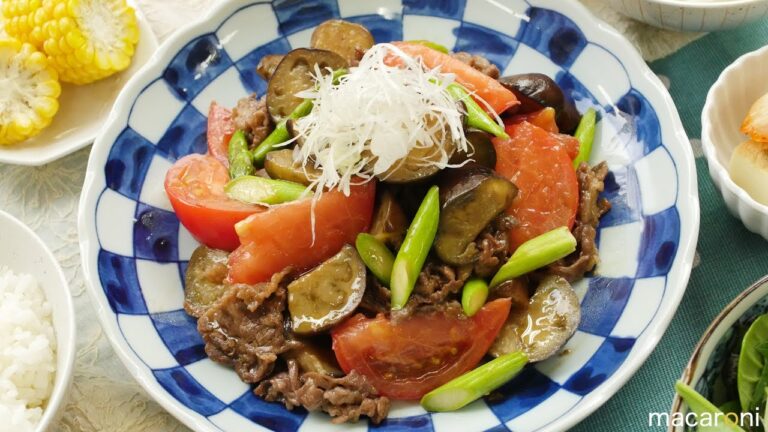 ウマさ完熟！ アスパラと 牛肉 トマトの オイスター 炒め のレシピ 作り方