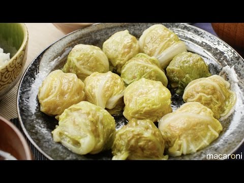 レンジでヘルシー！「白菜えびシュウマイ」のレシピ・作り方