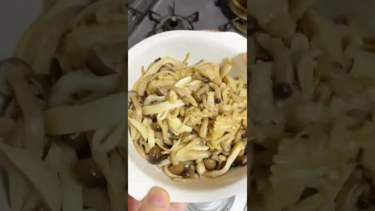 きのこのチーズ焼き｜Grilled Mushroom Cheese #shorts