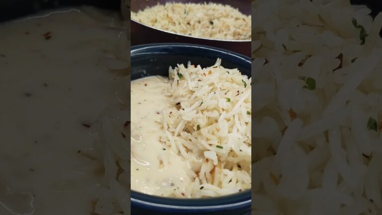 Creamy Mushroom Rice Bowl 🌱#viral #recipe #easyrecipe #lunch #ytshorts #trending #trendingshorts