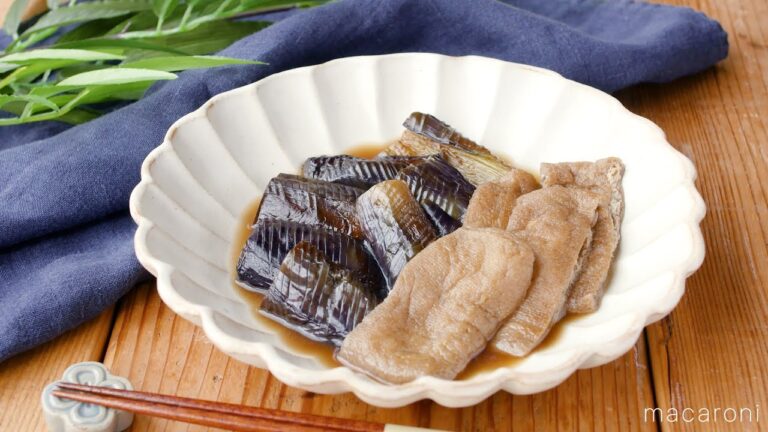 【なすと油揚げのうま煮】ジューシーななすと香ばしい油揚げが絶妙に絡む！うま煮の極上組み合わせ♪｜macaroni（マカロニ）