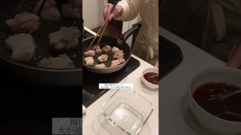 【作り置きにも】みんな大好きヤンニョムチキンの作り方🐥