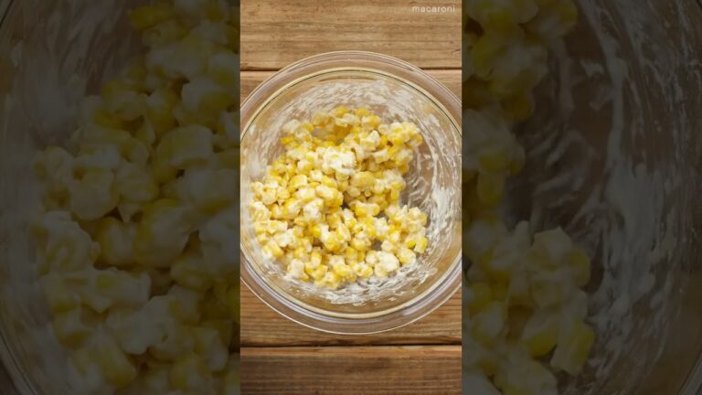 【サクサク】コーン缶でかき揚げ！#レシピ #とうもろこし #かき揚げ