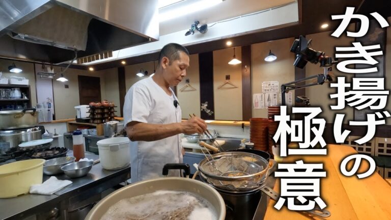 天ぷら屋の店主がおしえます。【冷やしかき揚げそば】の作り方