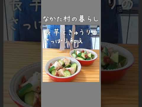 【超簡単】長芋ときゅうりのさっぱり和え #30秒レシピ #おうちごはん #shorts