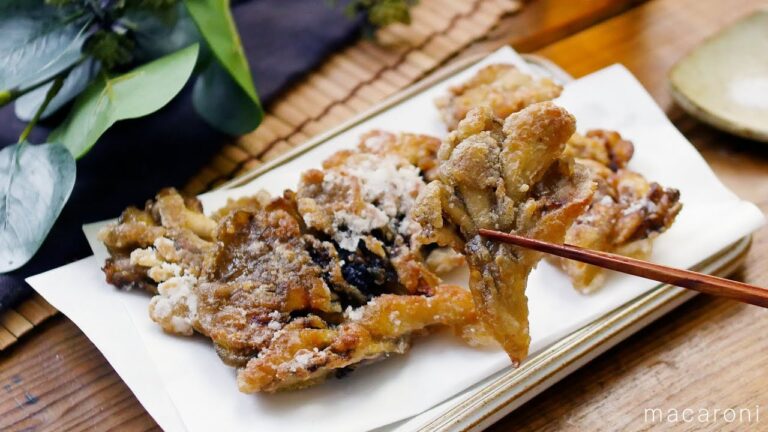 【まいたけ唐揚げ】包丁いらず！食材1つ♪絶品からあげレシピ｜macaroni（マカロニ）