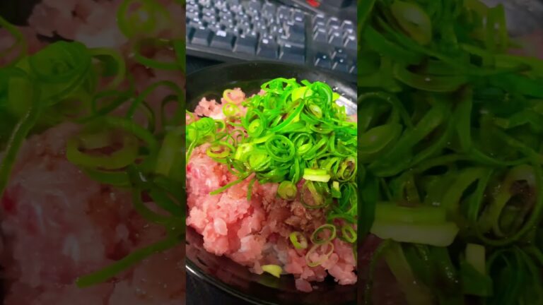 マグロたたき丼🍚 #food