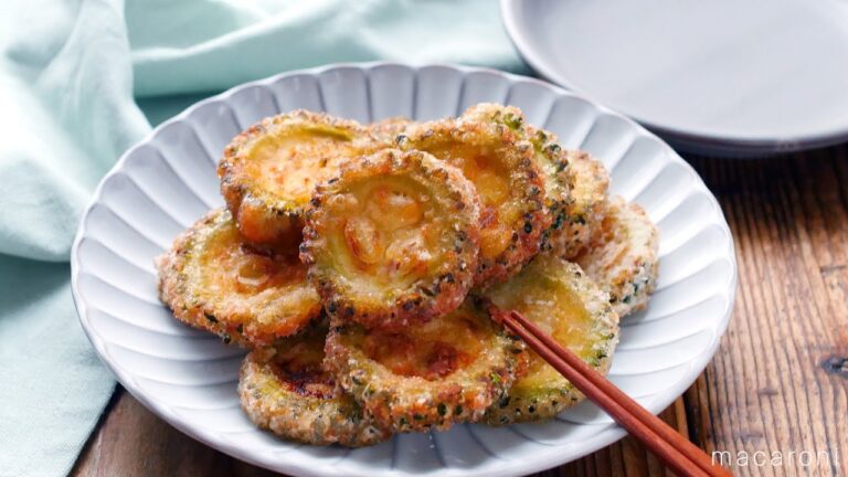 【ゴーヤの唐揚げ】まるごとゴーヤを味わう！種もわたもそのまま簡単調理♪