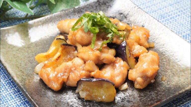 鶏肉とナスの柚子胡椒ポン酢炒め✨さっぱり柚子胡椒ポン酢がビールとよく合います🍺詳しいレシピはインスタもしくはブログをご覧下さい🙌#飯テロ #shorts #簡単レシピ #夕飯レシピ