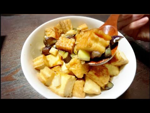 ご飯すすむ！厚揚げとナスの味噌照り炒め【簡単常備菜】