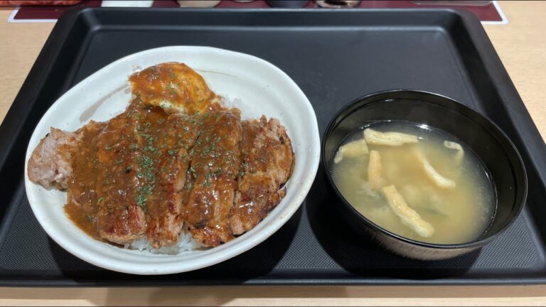 松屋の新メニュー「洋風ガーリックポークステーキ丼」を食べてみた感想