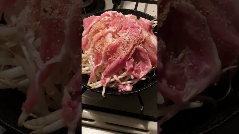 豚肉ともやしで作るあっさりヘルシー！豚もやしポン酢レシピ｜ショート版