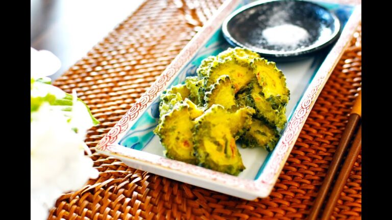 もったいない食べきりレシピ「ゴーヤ丸ごとかき揚げ」