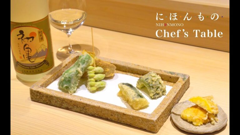 【一流シェフの家庭料理vol.7】日本橋 蕎ノ字「夏野菜の天ぷら」×初亀 純米 岡部丸（静岡／初亀酒造）
