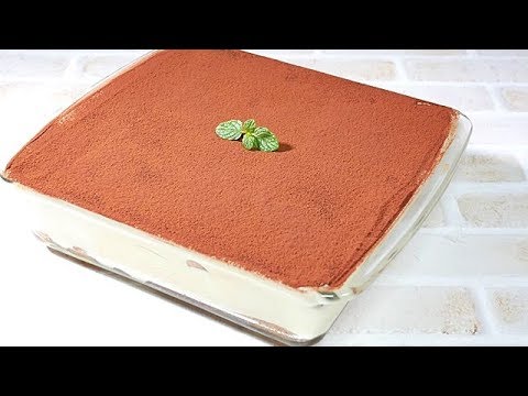 初めてのティラミスの作り方【ビスケットで作る簡単ティラミス】Easy tiramisu made with biscuits