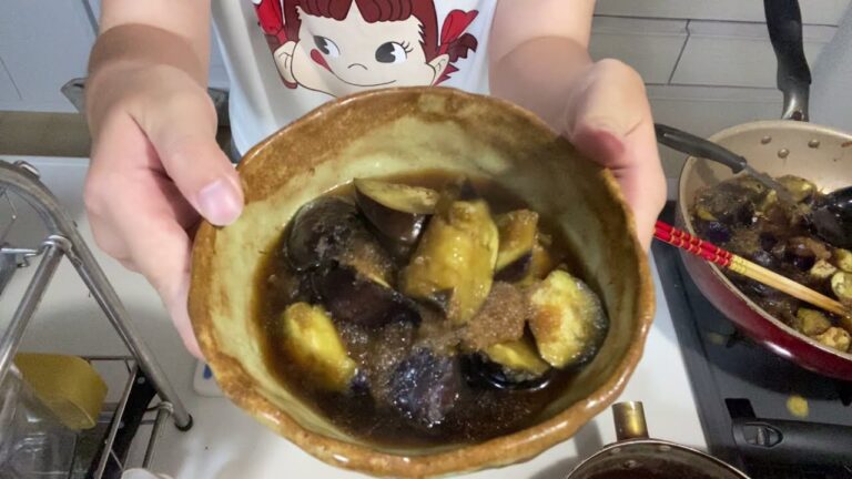 【晩ご飯】なすのみぞれ煮作ります！