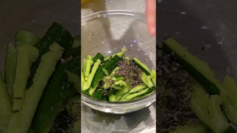 きゅうりのナンプラーペッパー #shorts