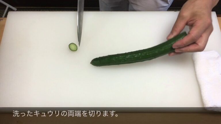 キュウリと塩昆布和え