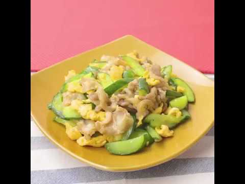 きゅうりの食感が楽しい ふんわり 豚肉ときゅうりと卵の炒め物 ｜ moguna[モグナ]