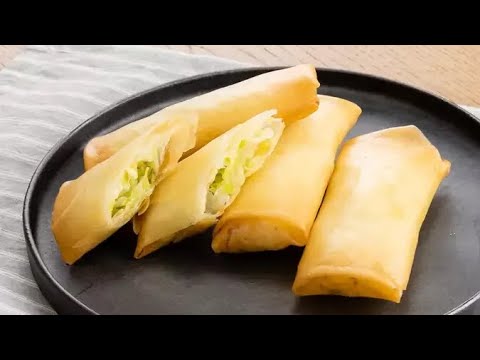 キャベツとツナのチーズ春巻き