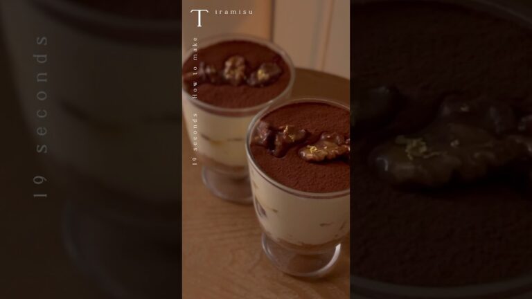 生キャラメル胡桃ティラミス　#tiramisu #baking #お菓子作り #主婦vlog