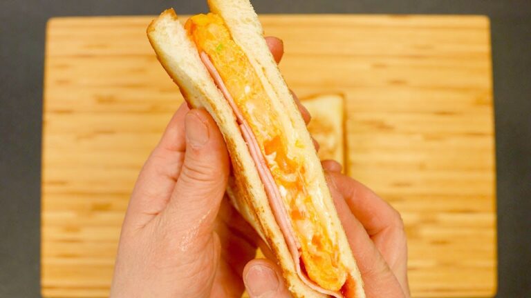 韓国の道端で食べられる韓国の屋台トーストを作ってみた！