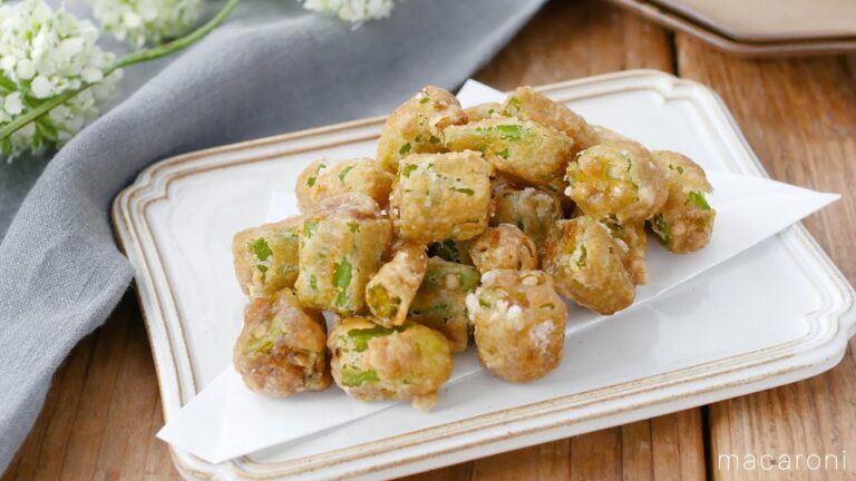 【オクラ唐揚げ】オクラ1つで簡単レシピ！サクサク食感がやみつきに♪｜macaroni（マカロニ）